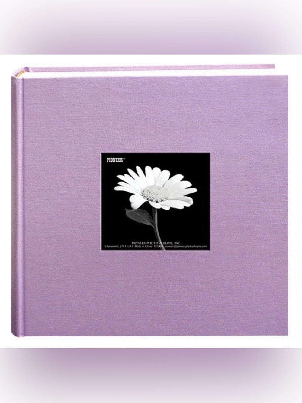 PIONEER Cloth Photo Album for 4x6 Photos - Lavender - NIP